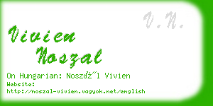 vivien noszal business card